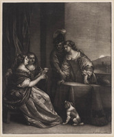 KG 05023
<br/>
Vrouwen, brief lezend
<br/>
<em>Vaillant, Wallerant (1623-1677)</em>